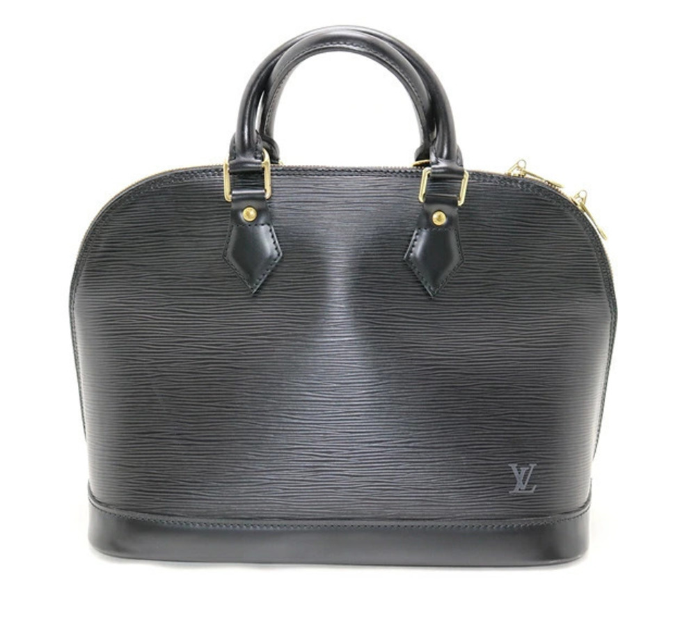 LOUIS VUITTON Alma Handbag Epi Leather Noir Black